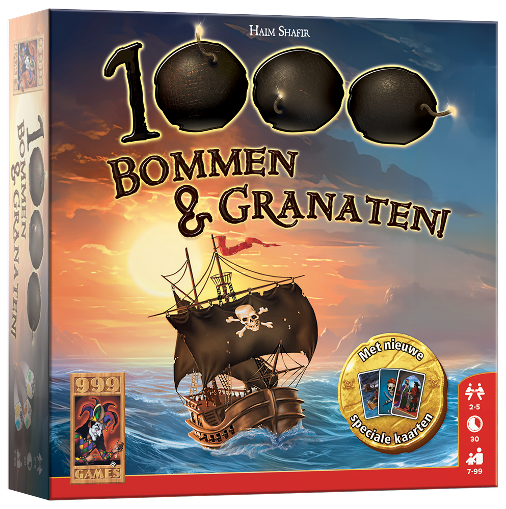 1000 Bommen & Granaten! - Dobbelspel afbeelding