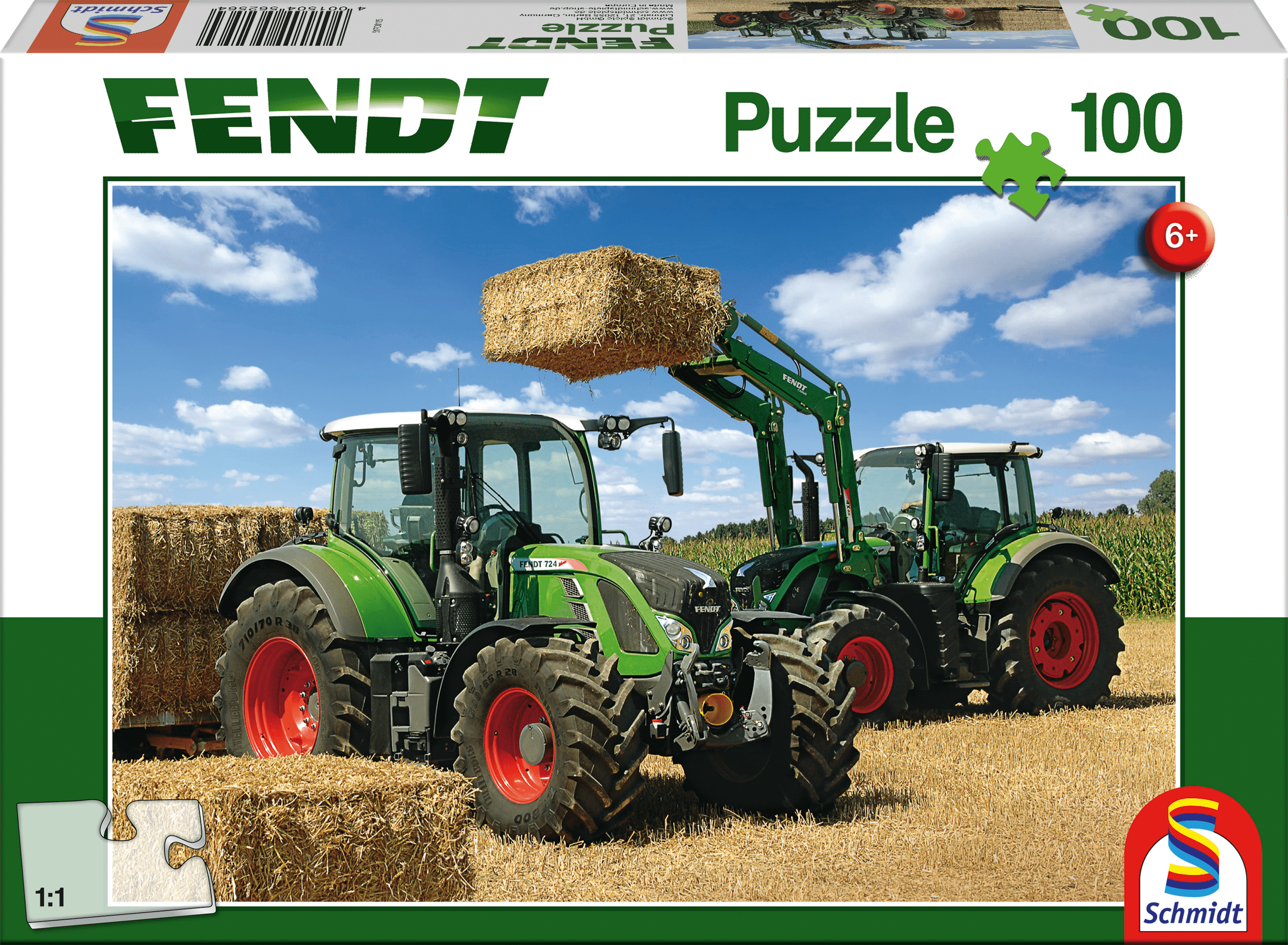 Fendt 724 Vario, Fendt 716 Vario, 100 stukjes - Puzzel afbeelding