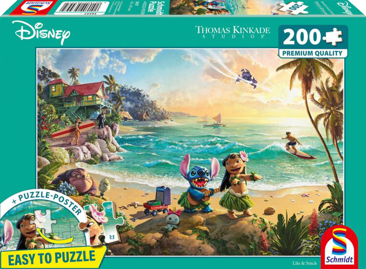 Disney, Lilo&Stitch, 200 stukjes - Puzzel afbeelding