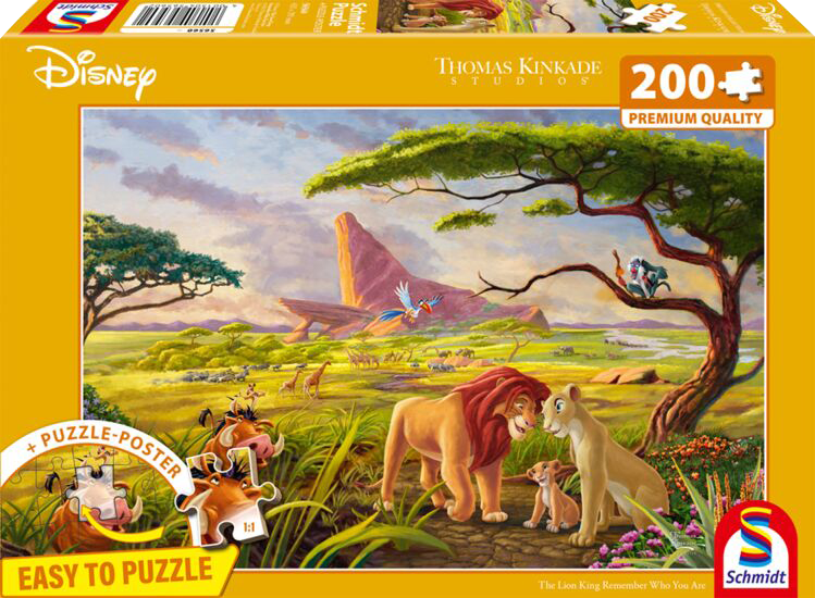 Disney, Lion King, 200 stukjes - Puzzel afbeelding