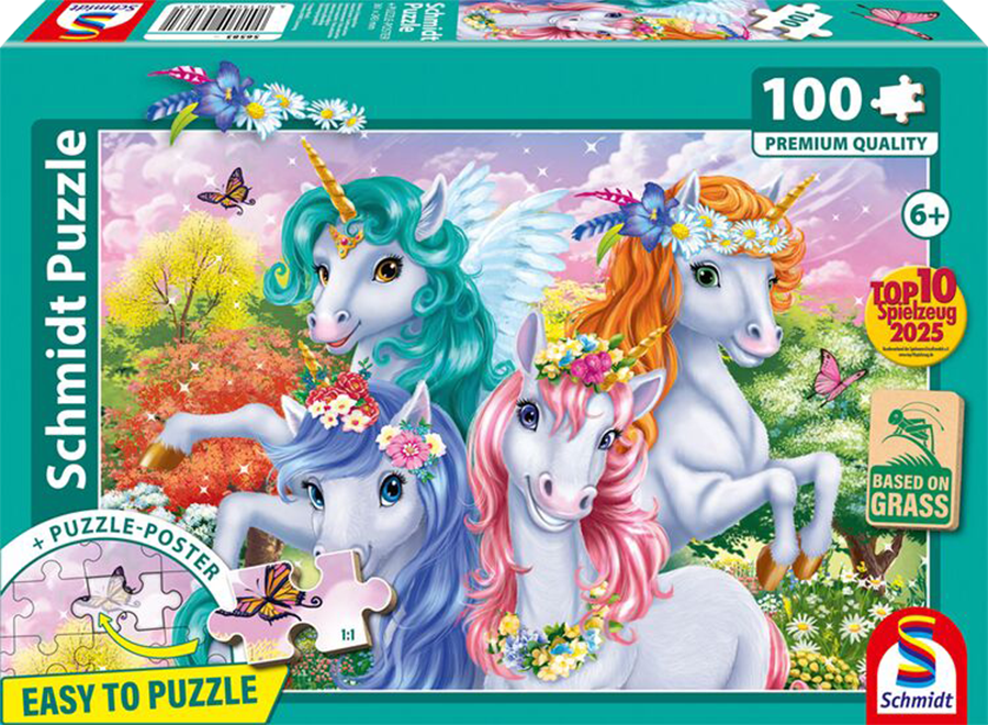 Eenhoorn, 100 stukjes - Puzzel afbeelding