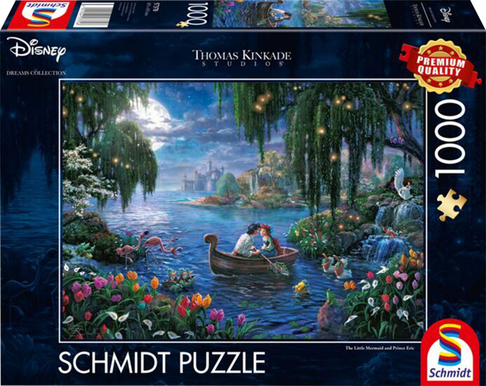 Disney Kleine Zeemeermin, 1000 stukjes - Puzzel afbeelding