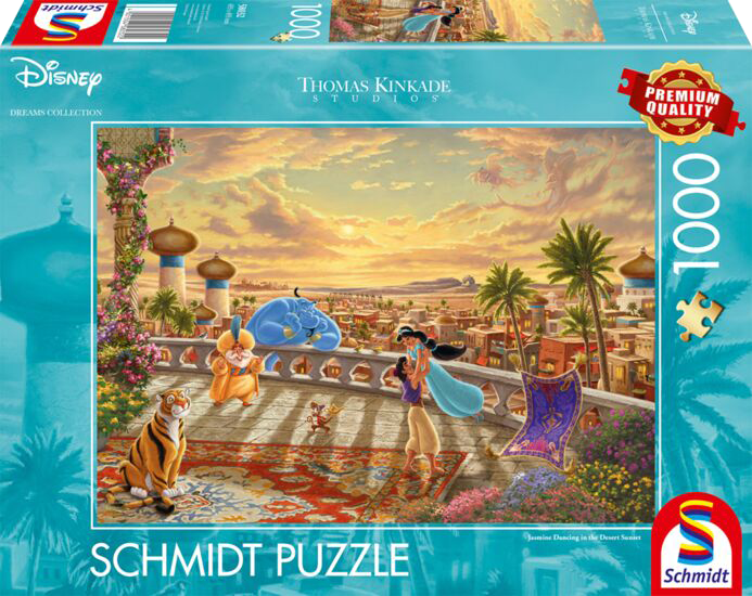 Disney, Jasmine dancing in the desert, 1000 stukjes - Puzzel afbeelding