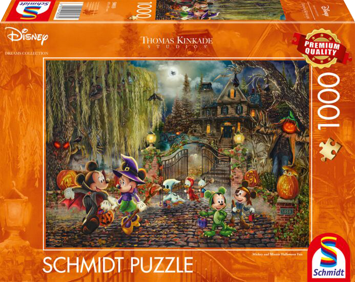Disney, Mickey & Minnie halloween fun, 1000 stukjes - Puzzel