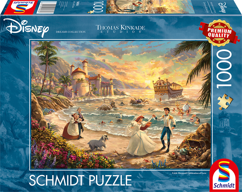 Disney, Ariel celebration of love, 1000 stukjes - Puzzel afbeelding