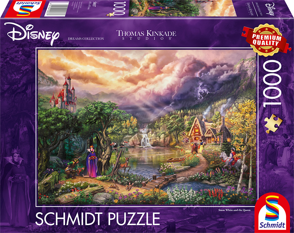 Disney, Sneeuwwitje en de koningin,1000 stukjes - Puzzel afbeelding
