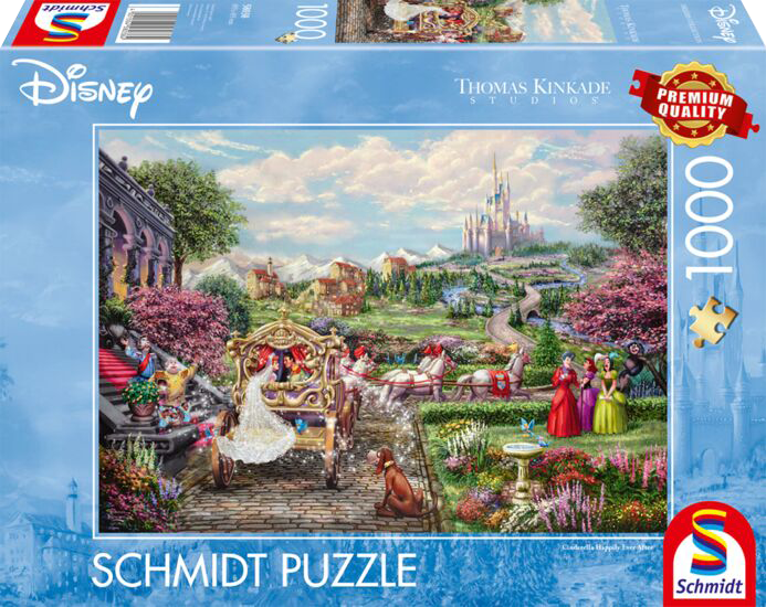 Disney, Cinderella Happily Ever After,1000 stukjes - Puzzel afbeelding