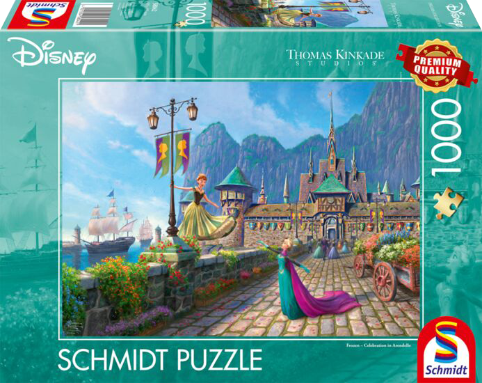 Disney, Frozen, Celebrating in Arendelle, 1000 stukjes - Puzzel afbeelding