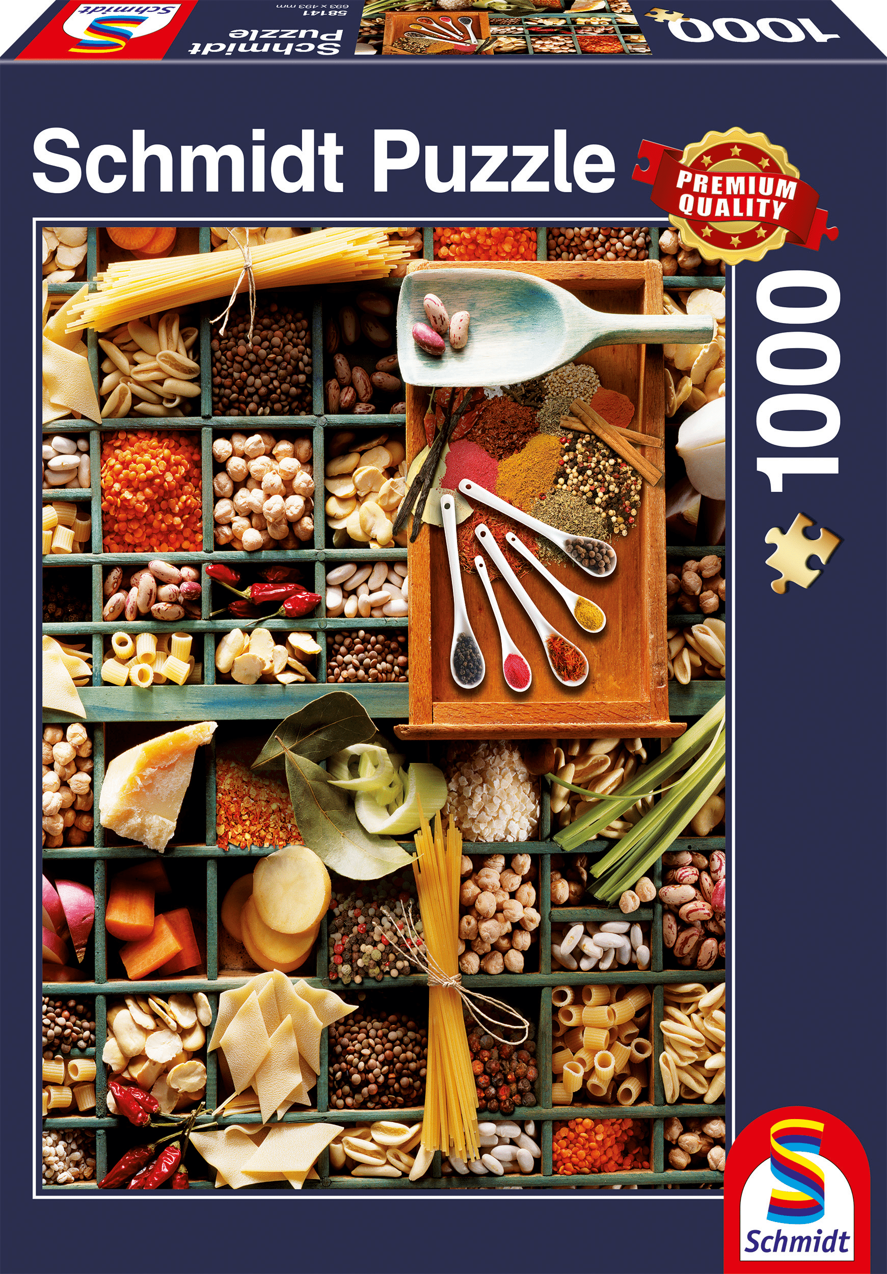 Keuken Potpourri, 1000 stukjes - Puzzel afbeelding