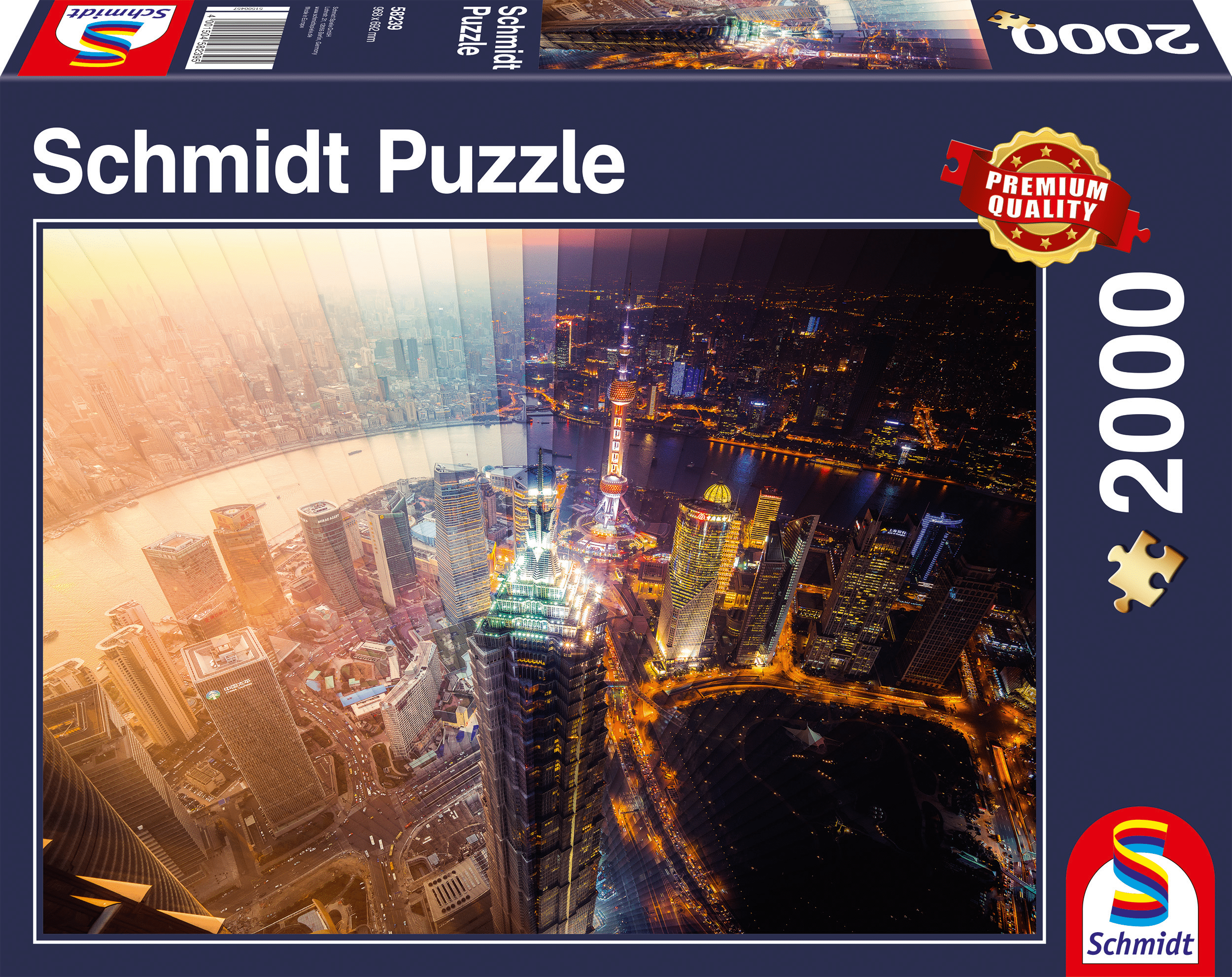 Day and Night, Time slice, 2000 stukjes - Puzzel afbeelding