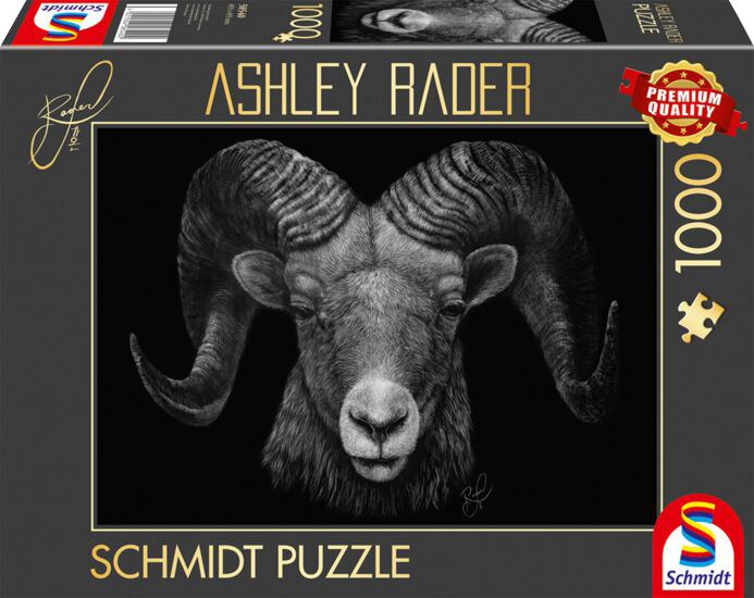 Ashley Rader  - Ram - 1000 stukjes - Puzzel afbeelding