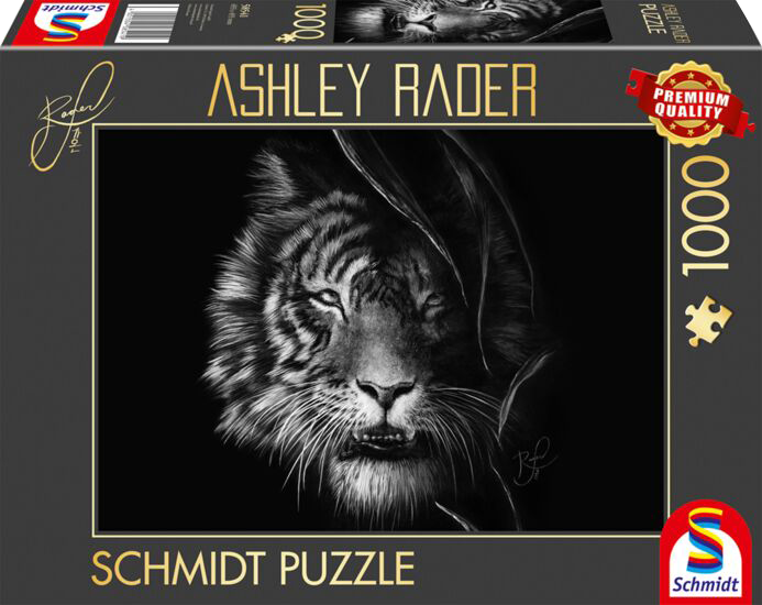 Ashley Rader - Tijger - 1000 stukjes - Puzzel afbeelding