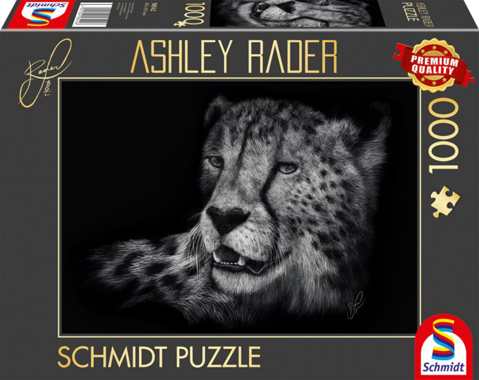 Ashley Rader - Cheetah - 1000 stukjes - Puzzel afbeelding