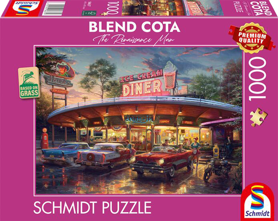Blend Cota - American diner, 1000 stukjes - Puzzel afbeelding