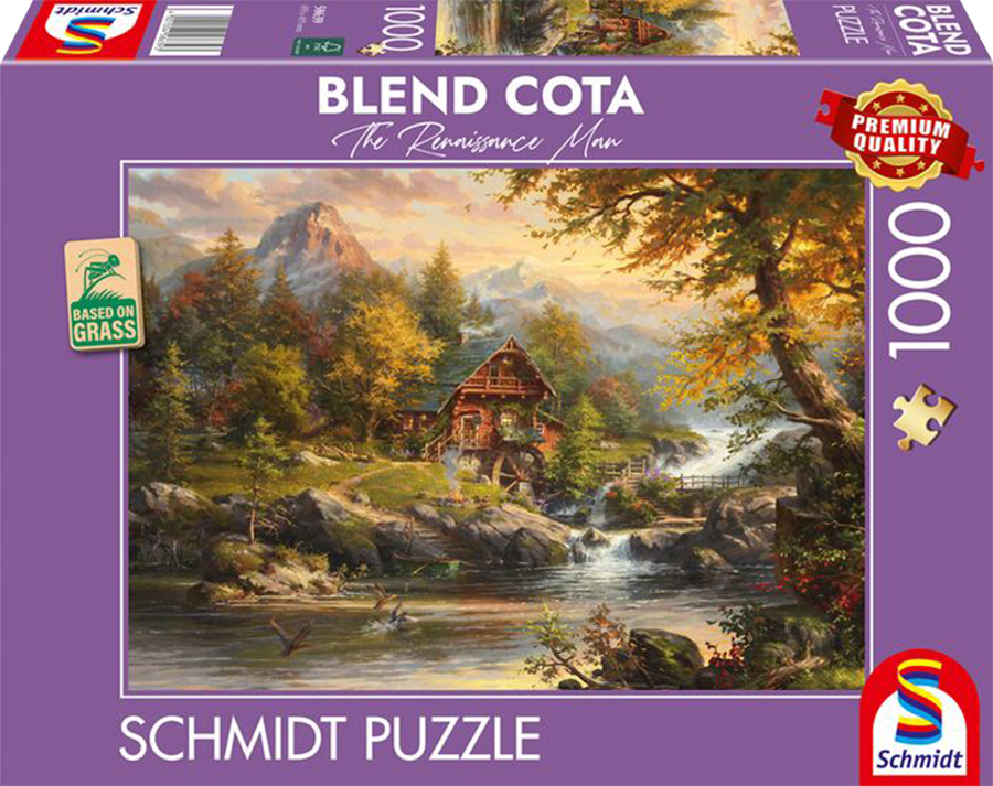 Blend Cota - Zomerhuis, 1000 stukjes - Puzzel afbeelding