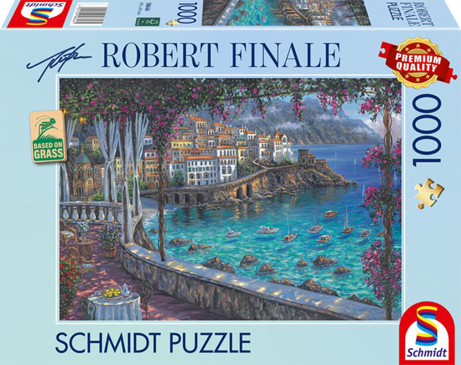 Robert Finale - Amalfi kust, 1000 stukjes - Puzzel afbeelding