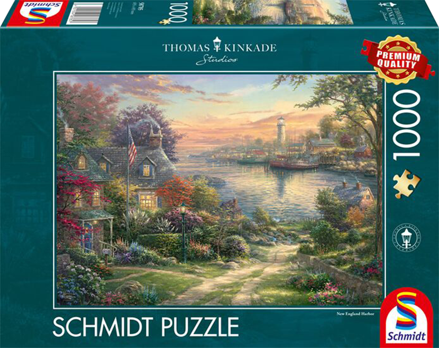 New England Harbour, 1000 stukjes - Puzzel afbeelding