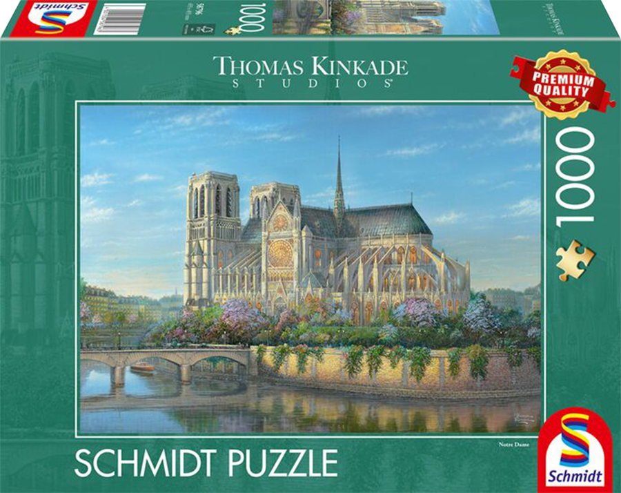 Notre dame, 1000 stukjes - Puzzel afbeelding