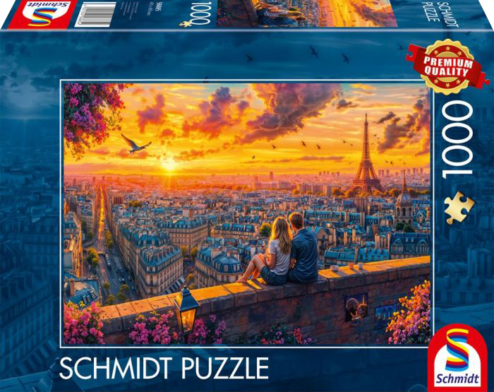 Paris rooftop whispers - 1000 stukjes - Puzzel afbeelding