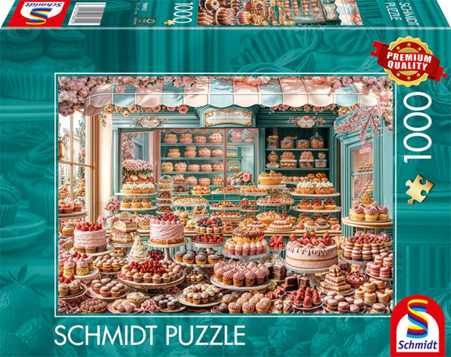 Pastry shop, 1000 stukjes - Puzzel afbeelding
