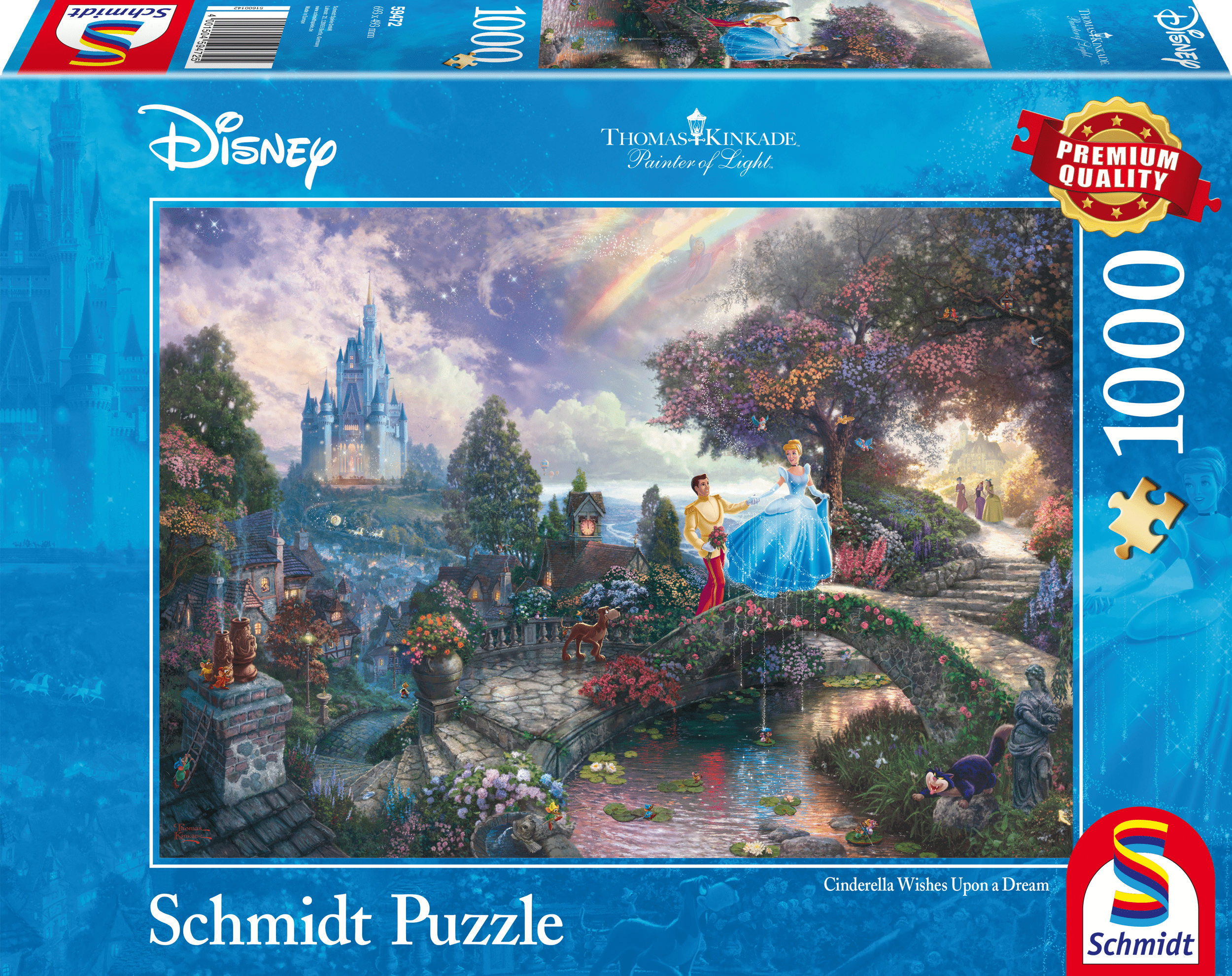 Disney Cinderella, 1000 stukjes - Puzzel afbeelding
