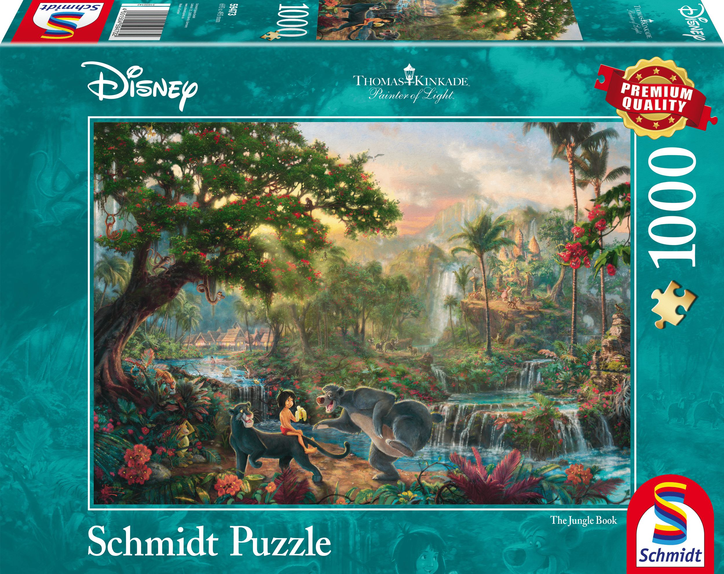 Disney Jungle book, 1000 stukjes - Puzzel afbeelding