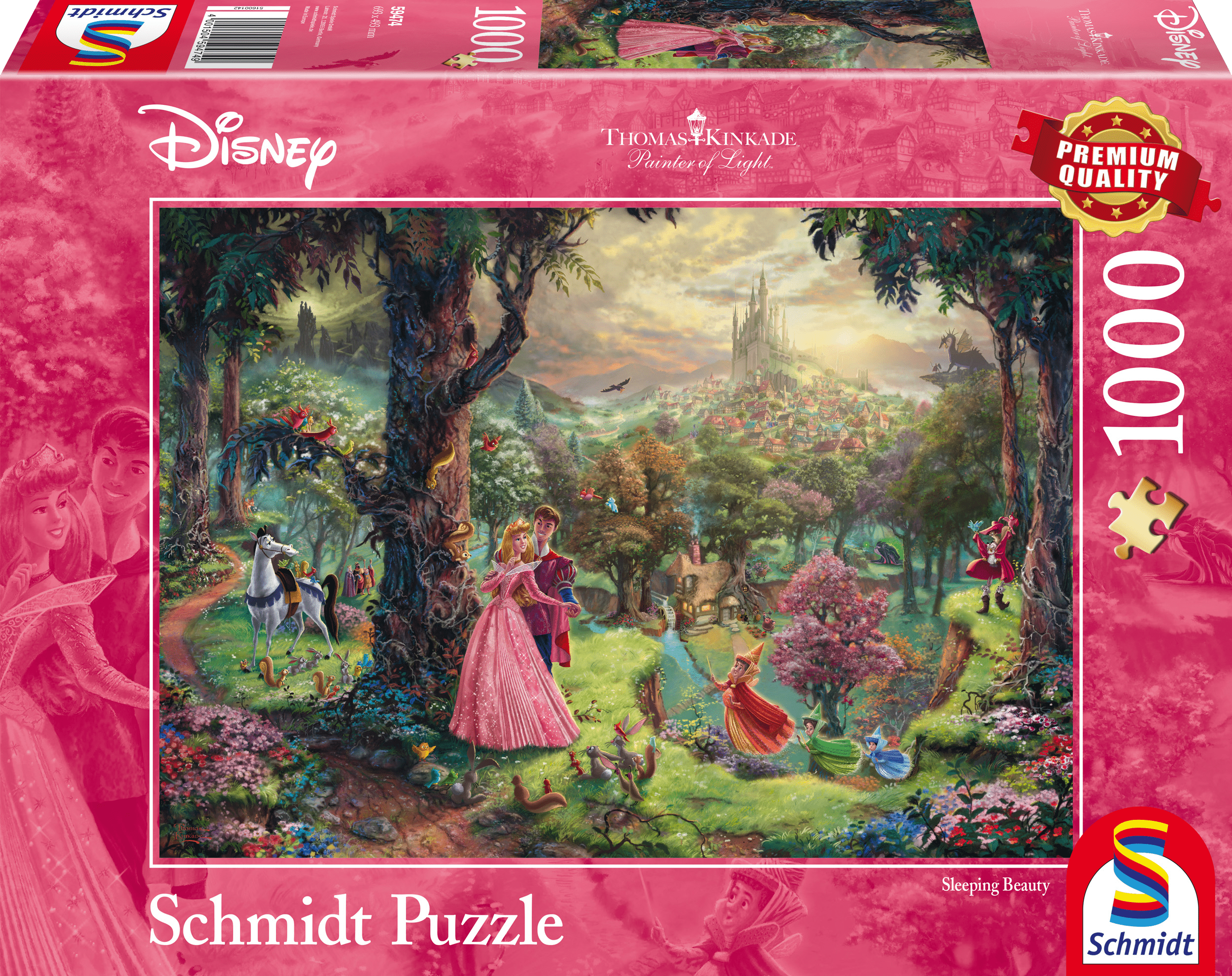 Disney Sleeping Beauty, 1000 stukjes - Puzzel afbeelding