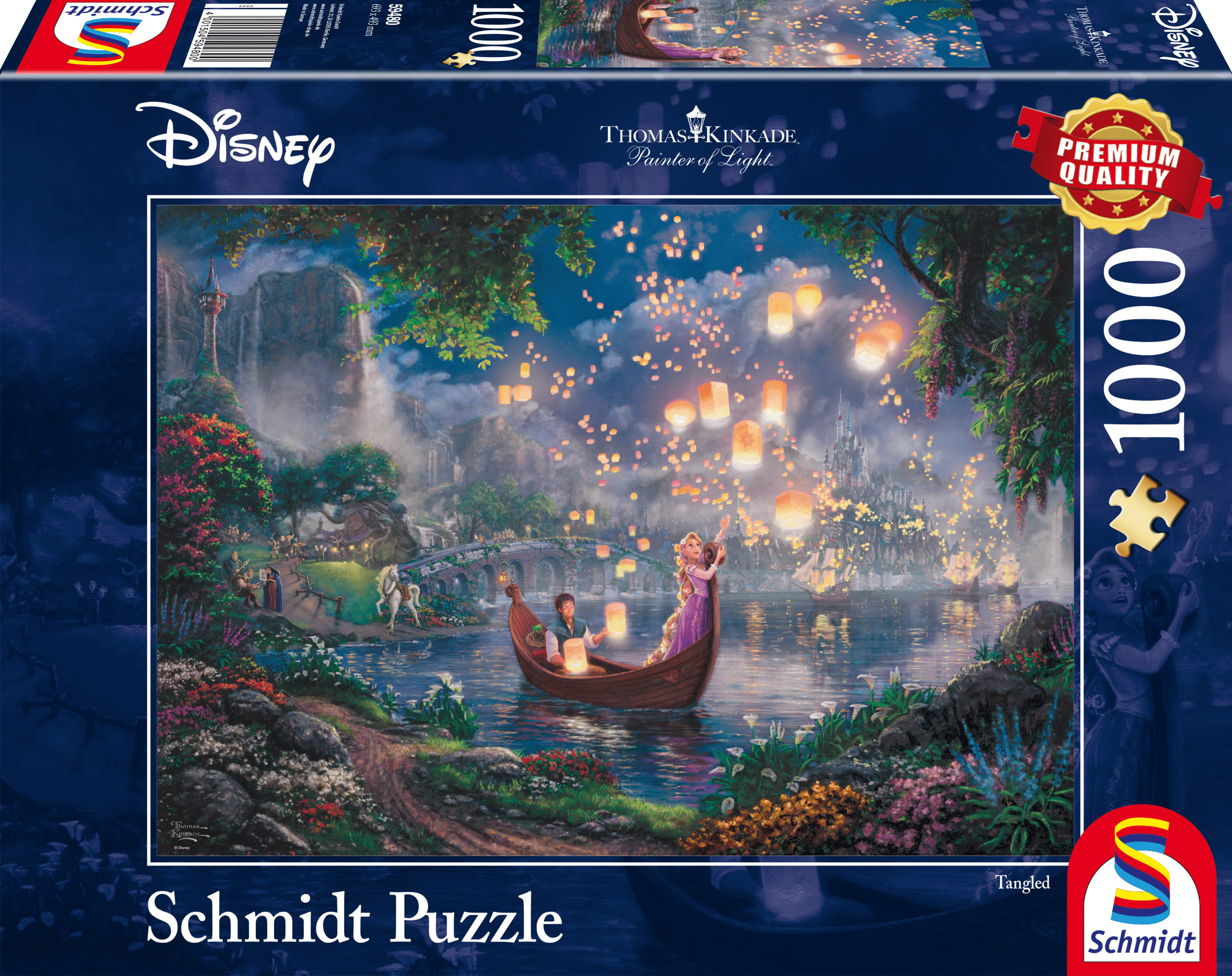 Disney Rapunzel, 1000 stukjes - Puzzel afbeelding
