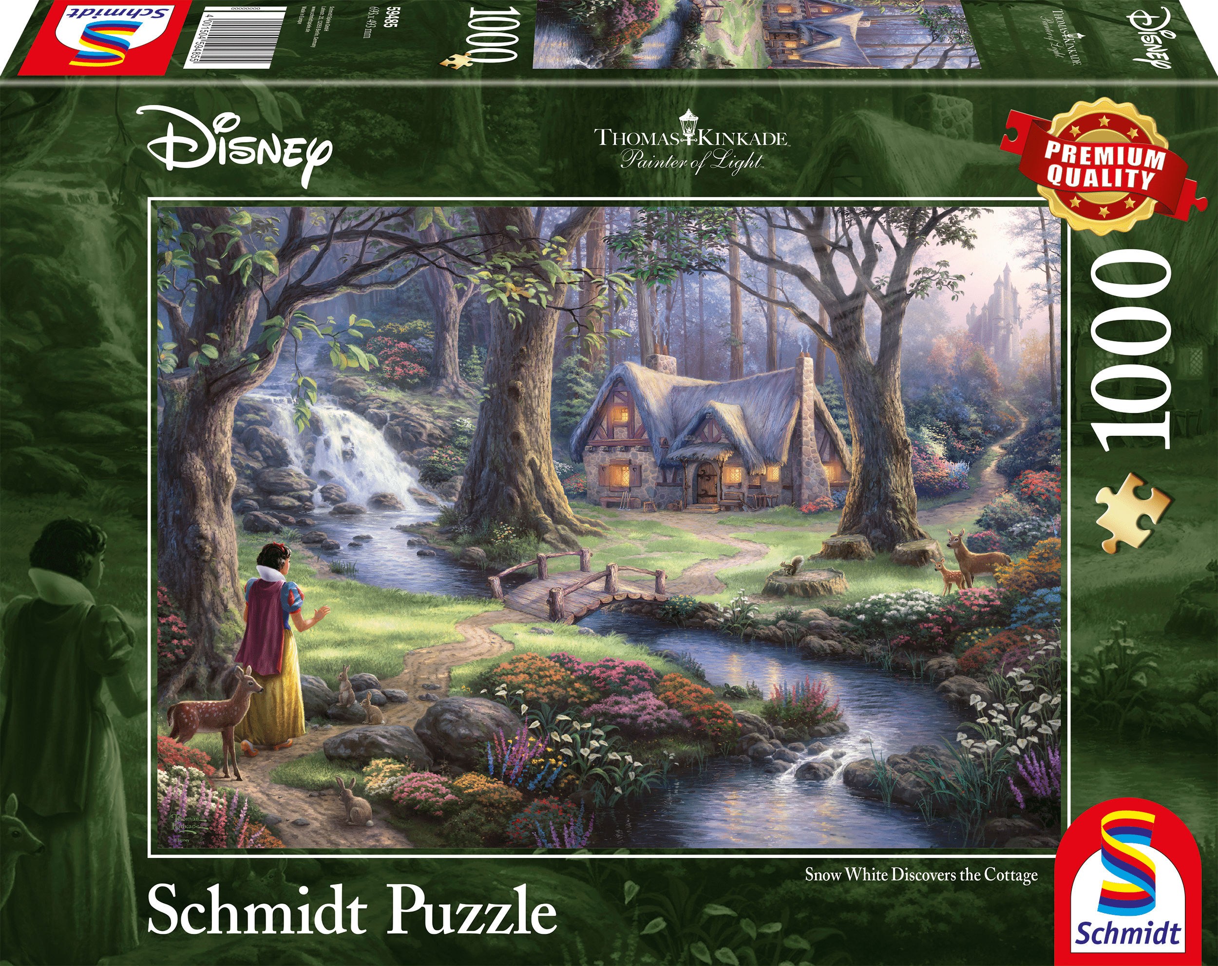 Disney Sneeuwwitje, 1000 stukjes - Puzzel afbeelding