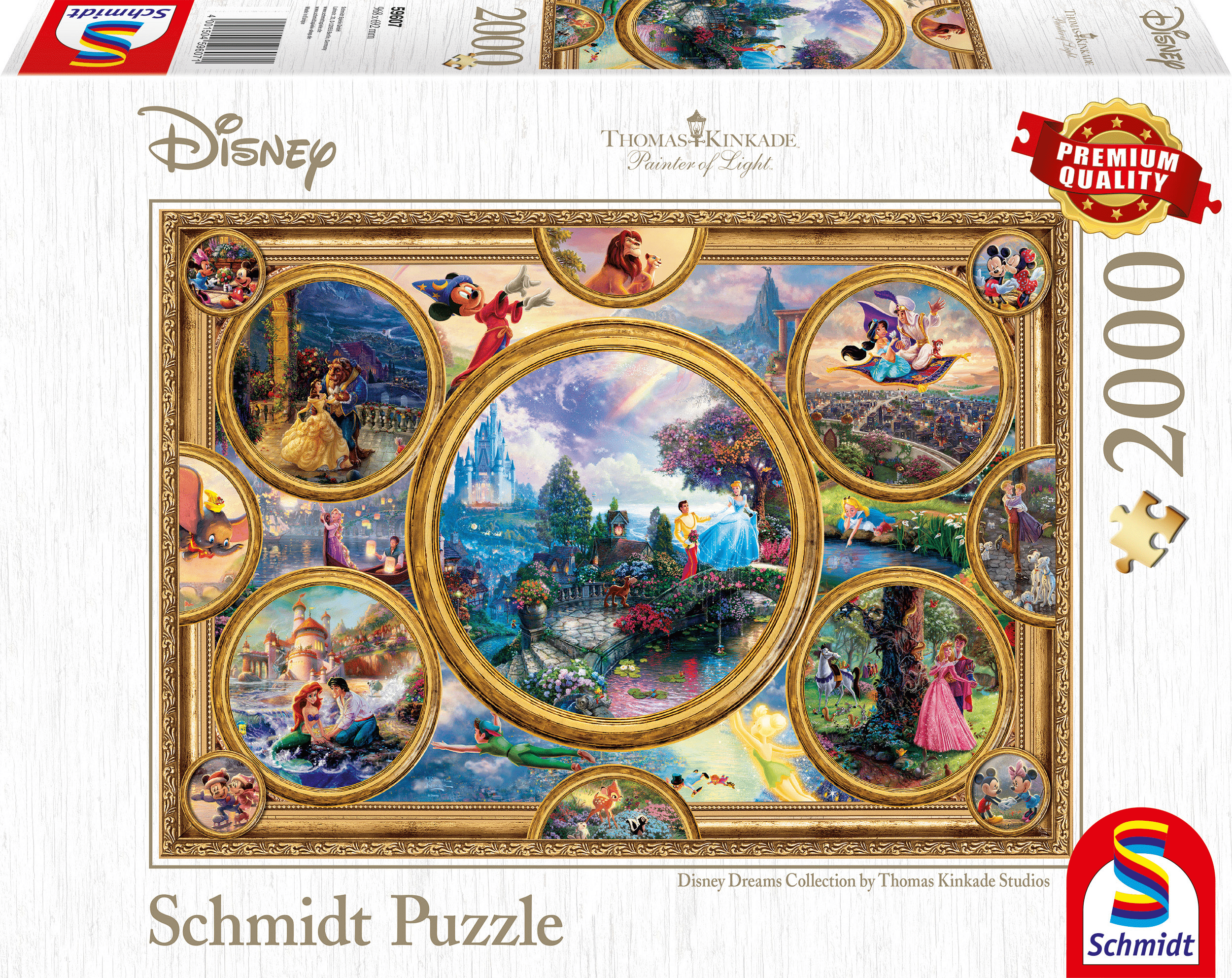 Disney Dreams Collection, 2000 stukjes - Puzzel afbeelding