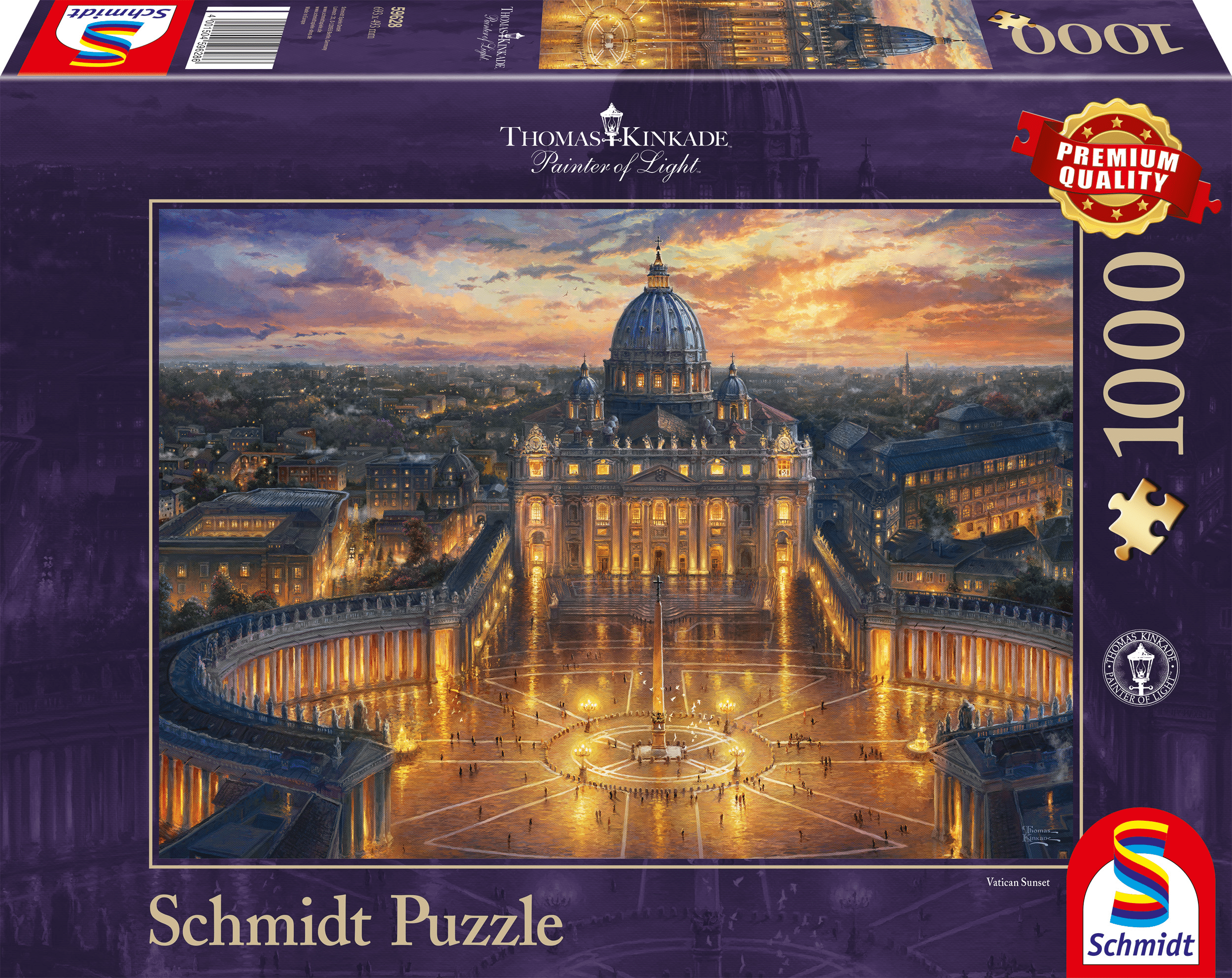 Het Vaticaan, 1000 stukjes - Puzzel afbeelding