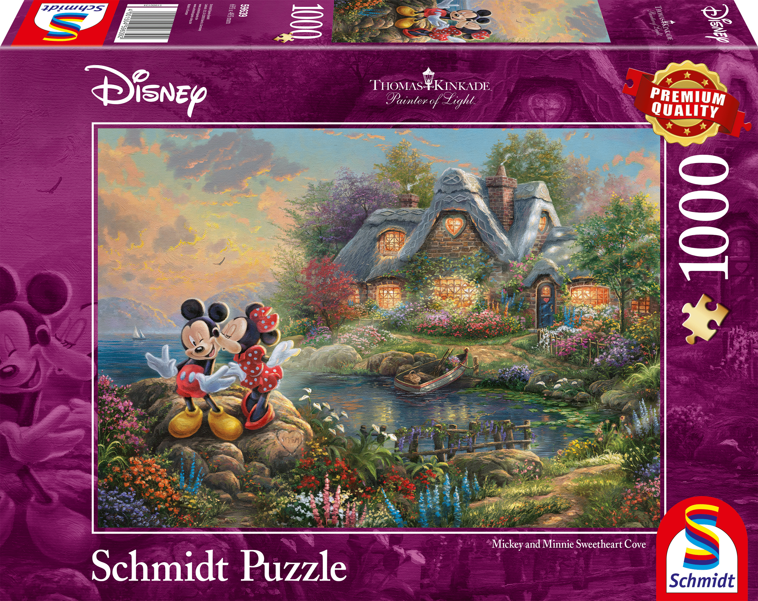 Disney Mickey&Minnie, 1000 stukjes - Puzzel afbeelding