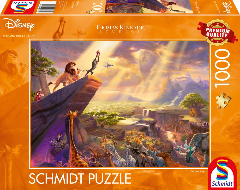Disney De Leeuwenkoning, 1000 stukjes - Puzzel afbeelding