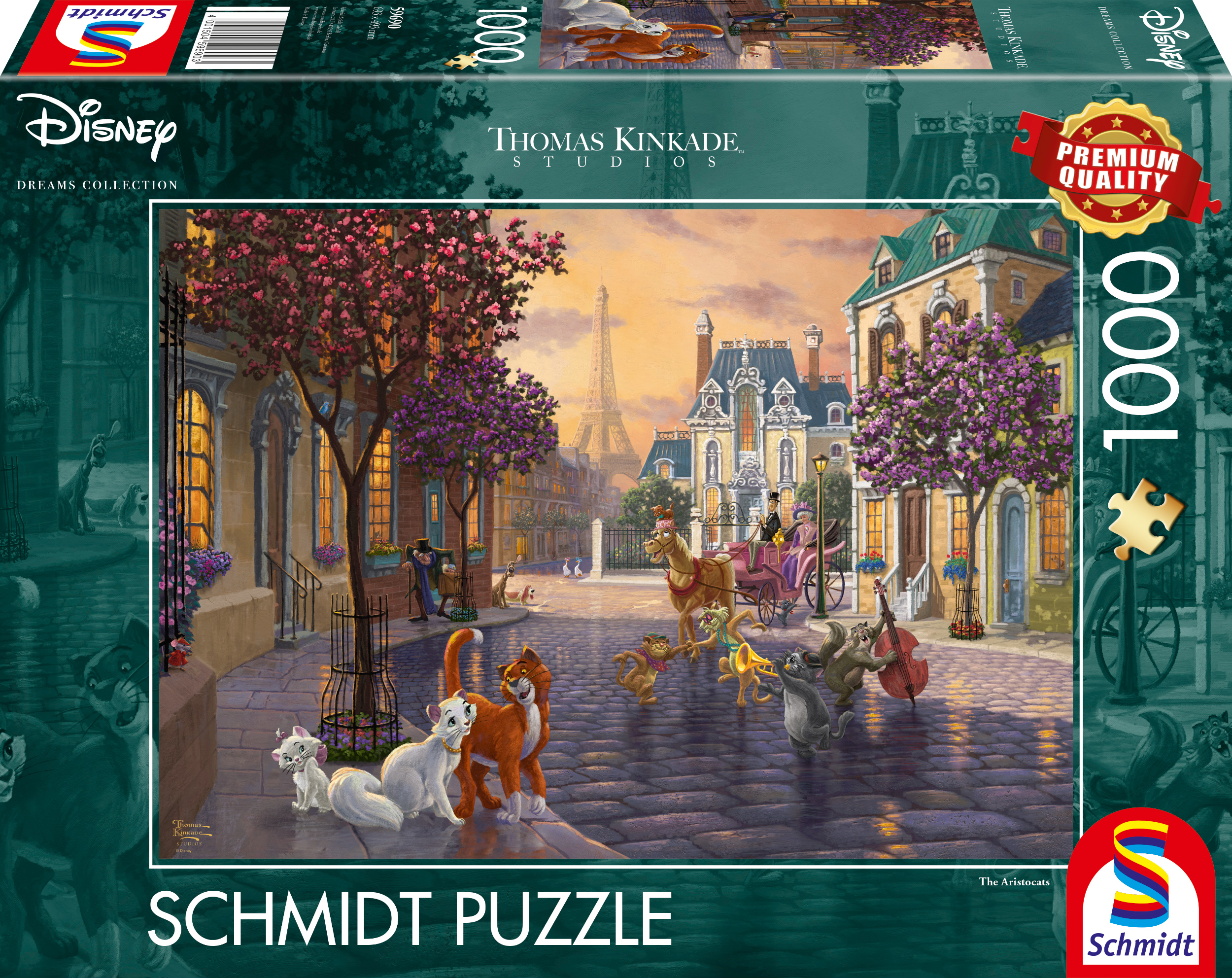 Disney The  Aristocats ,1000 stukjes - Puzzel afbeelding
