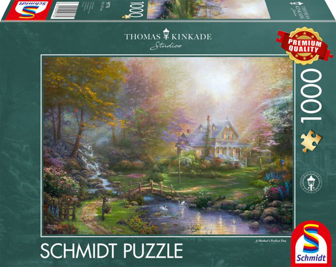 Kinkade A mother's perfect day - 1000 stukjes - Puzzel afbeelding