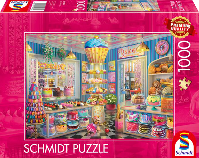 Brightly Coloured bakery - 1000 stukjes - Puzzel afbeelding