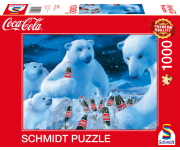 Coca Cola IJsberen, 1000 stukjes - Puzzel afbeelding