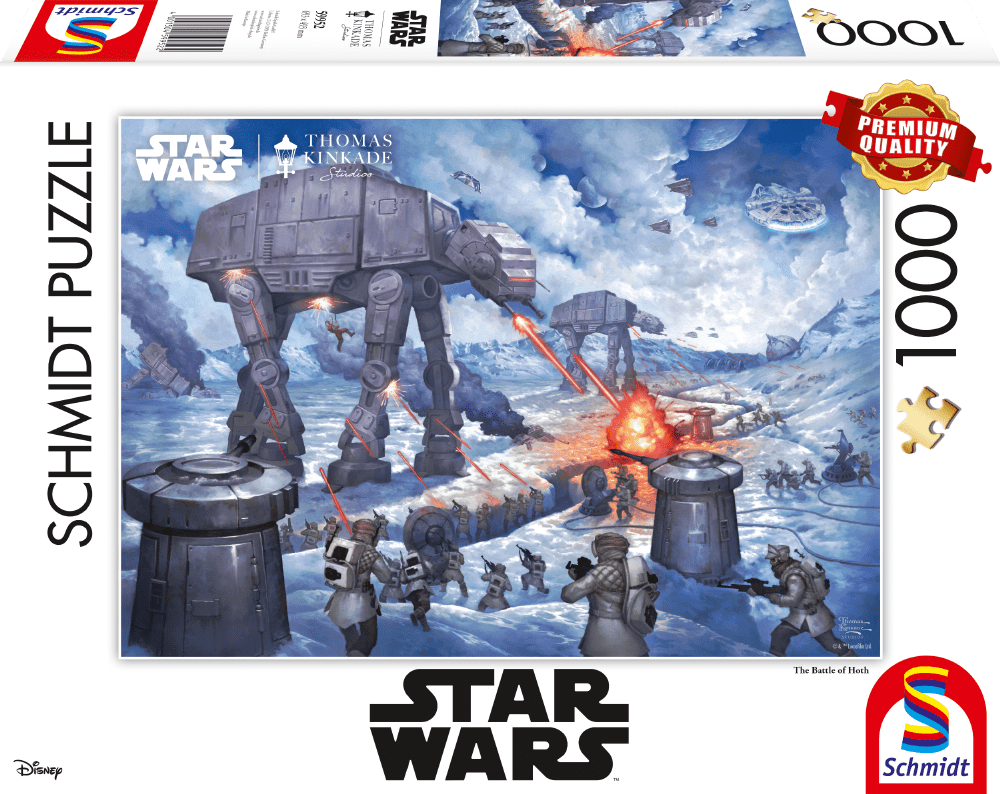 Star Wars, de slag om Hoth, 1000 stukjes - Puzzel afbeelding