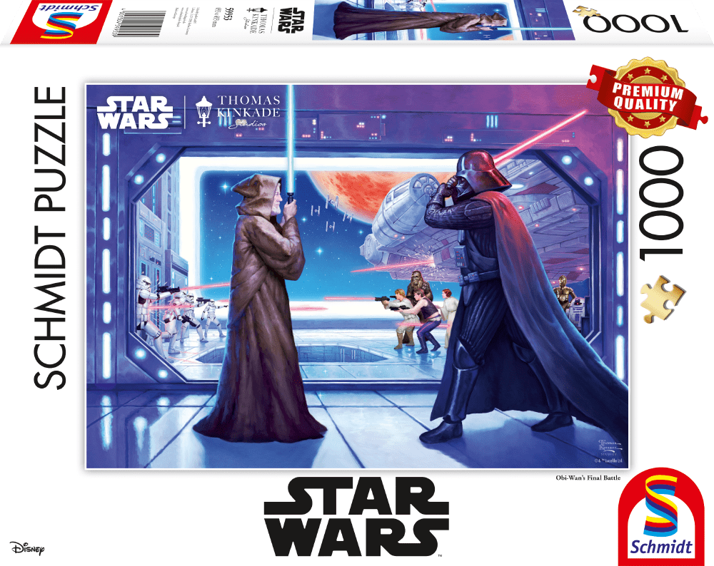 Star Wars, Obi Wan's Laatste Gevecht 1000 stukjes - Puzzel afbeelding