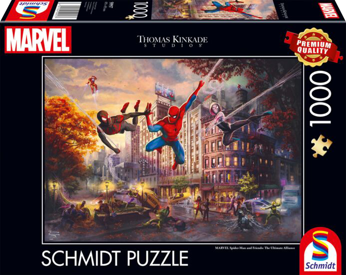 Marvel, Spiderman, 1000 stukjes - Puzzel afbeelding