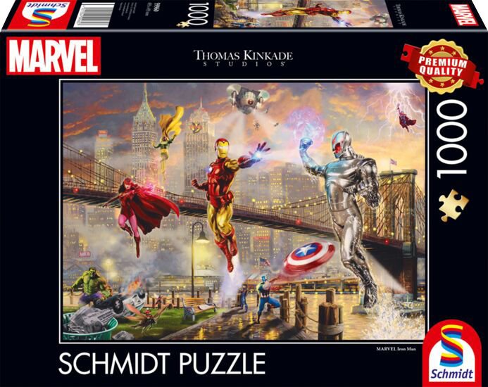 Marvel, Iron Man, 1000 stukjes - Puzzel afbeelding