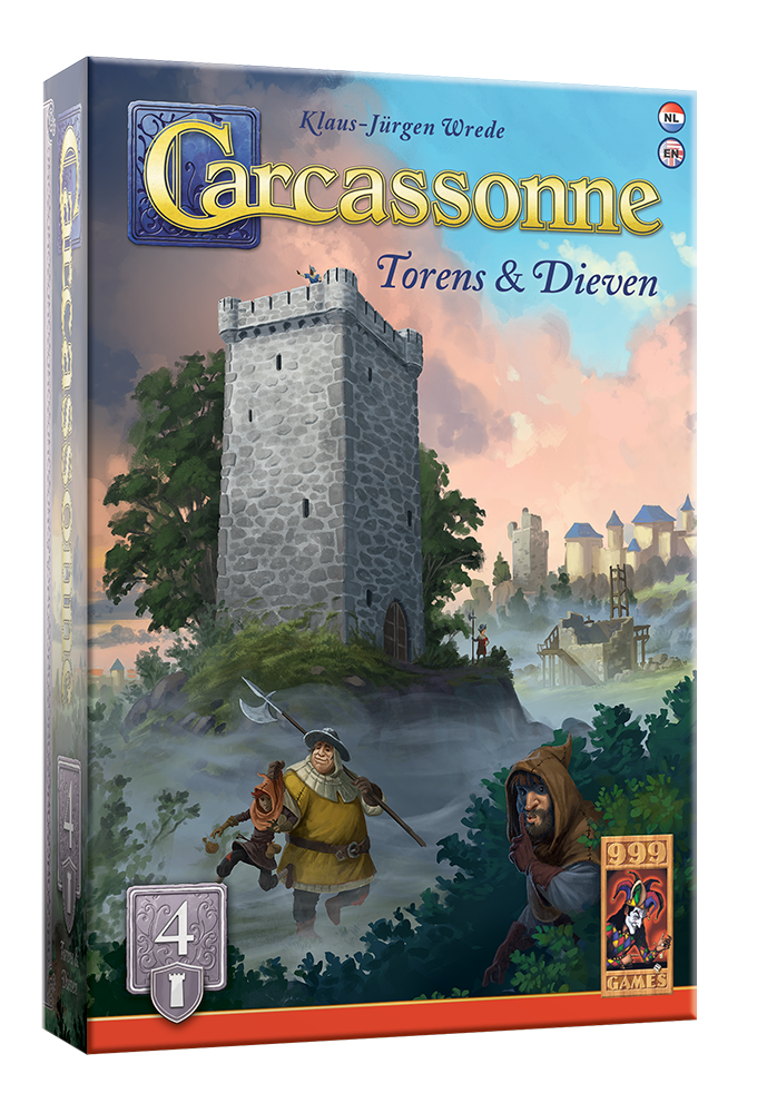 Carcassonne: Torens&Dieven Uitbreiding - Bordspel afbeelding