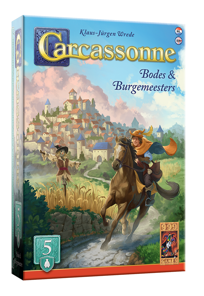 Carcassonne: Bodes&Burgemeesters Uitbreiding - Bordspel afbeelding