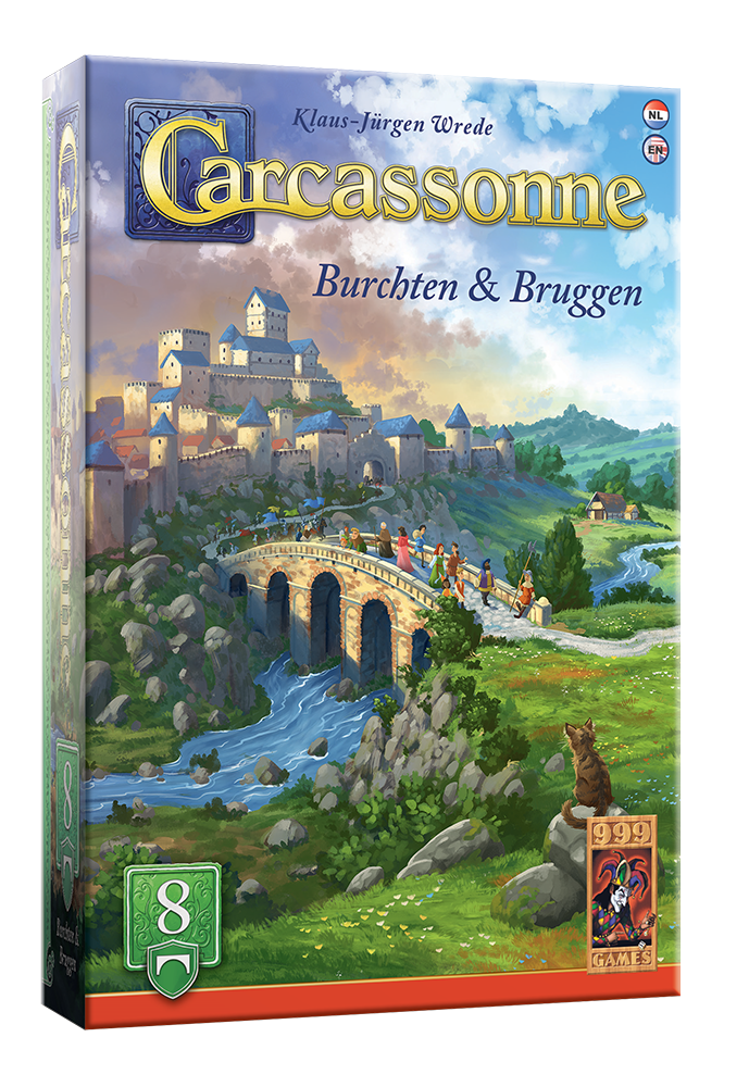 Carcassonne: Burchten&Bruggen Uitbreiding - Bordspel afbeelding
