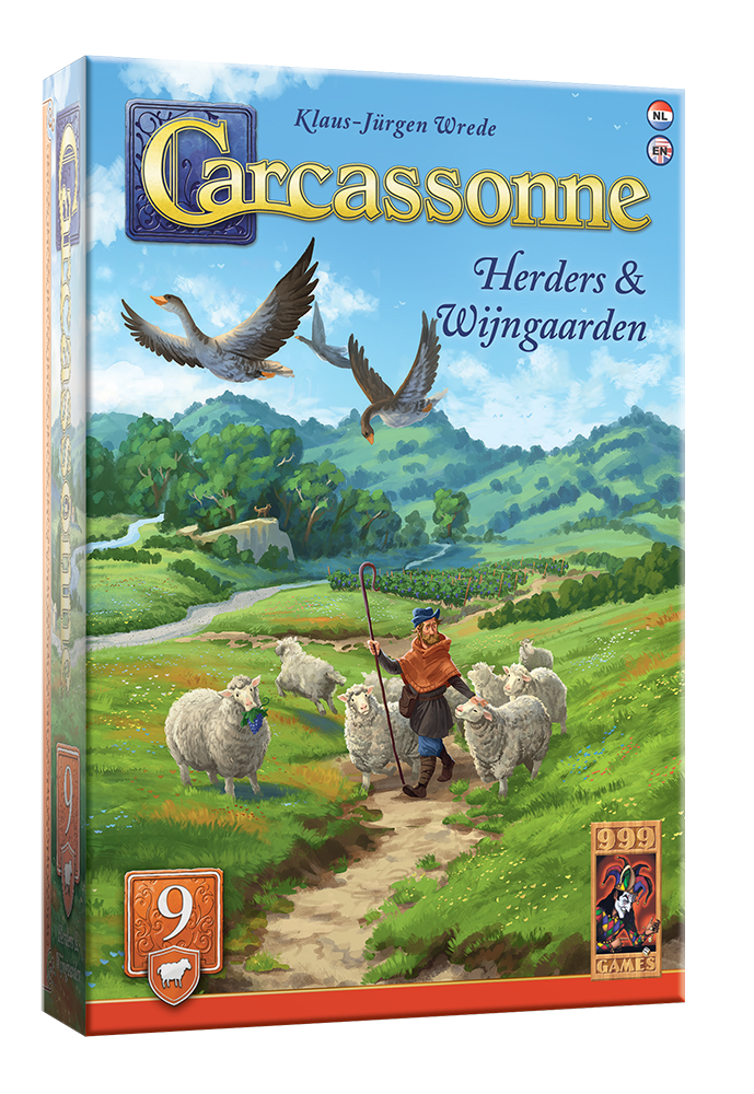 Carcassonne: Herders&Wijngaarden Uitbreiding - Bordspel afbeelding