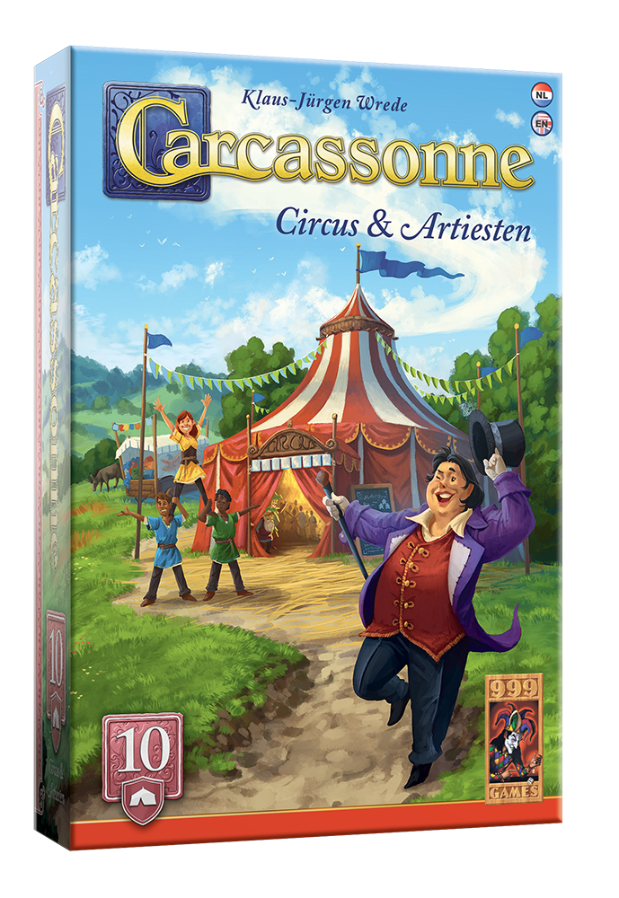 Carcassonne: Circus&Artiesten Uitbreiding - Bordspel afbeelding