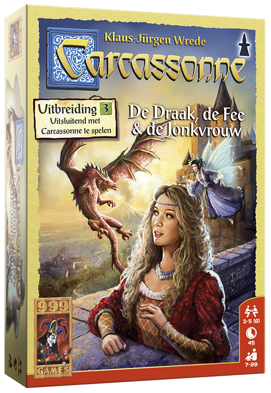 Carcassonne: De Draak, de Fee en de Jonkvrouw Uitbreiding - Bordspel