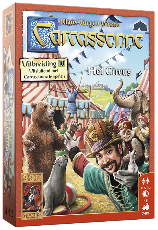 Carcassonne: Het Circus Uitbreiding - Bordspel