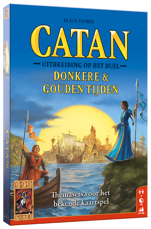 Catan: Het Duel - Donkere&Gouden Tijden - Kaartspel afbeelding
