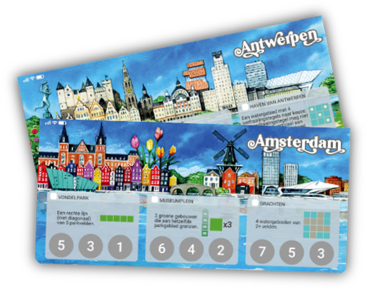 Cities Promo Amsterdam/Antwerpen - Bordspel